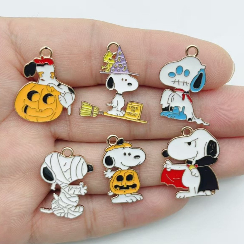 Party Games Game - 10Pcs Cute Halloween Cartoon Puppy Alloy