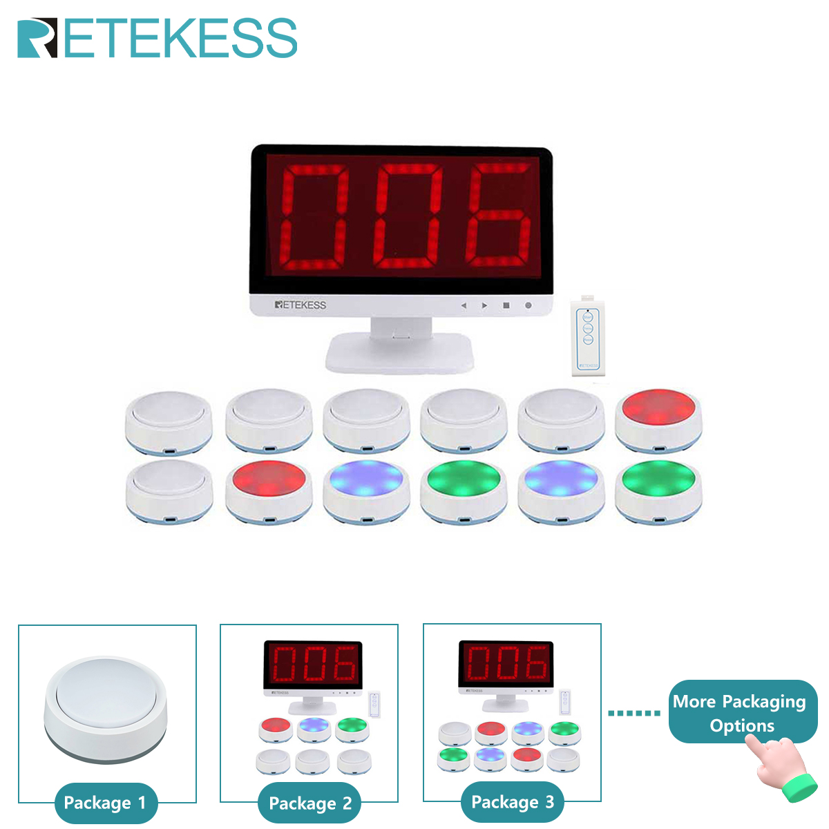 Party Games Competition - Retekess TM101 Quiz Answer Game Buzzer
