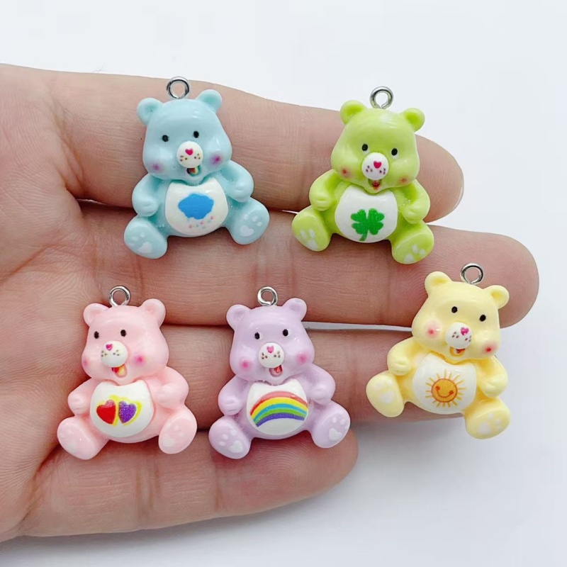 Party Games Game - 10pcs cartoon animal charm pendant DIY