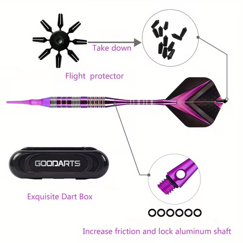 TRALOW Soft Tip Darts Set-with - Party Games Competition recension och pris