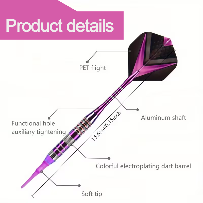 TRALOW Soft Tip Darts Set-with - Party Games Competition recension och pris
