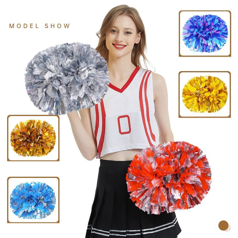 2pcs Cheerleading Pom Poms Gam - Party Games Competition recension och pris