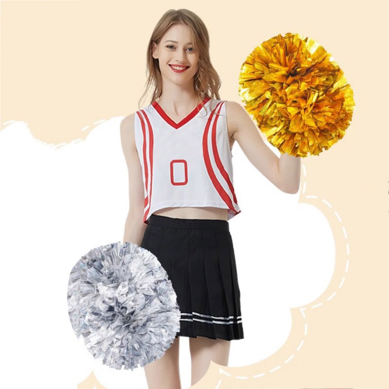 2pcs Cheerleading Pom Poms Gam - Party Games Competition recension och pris