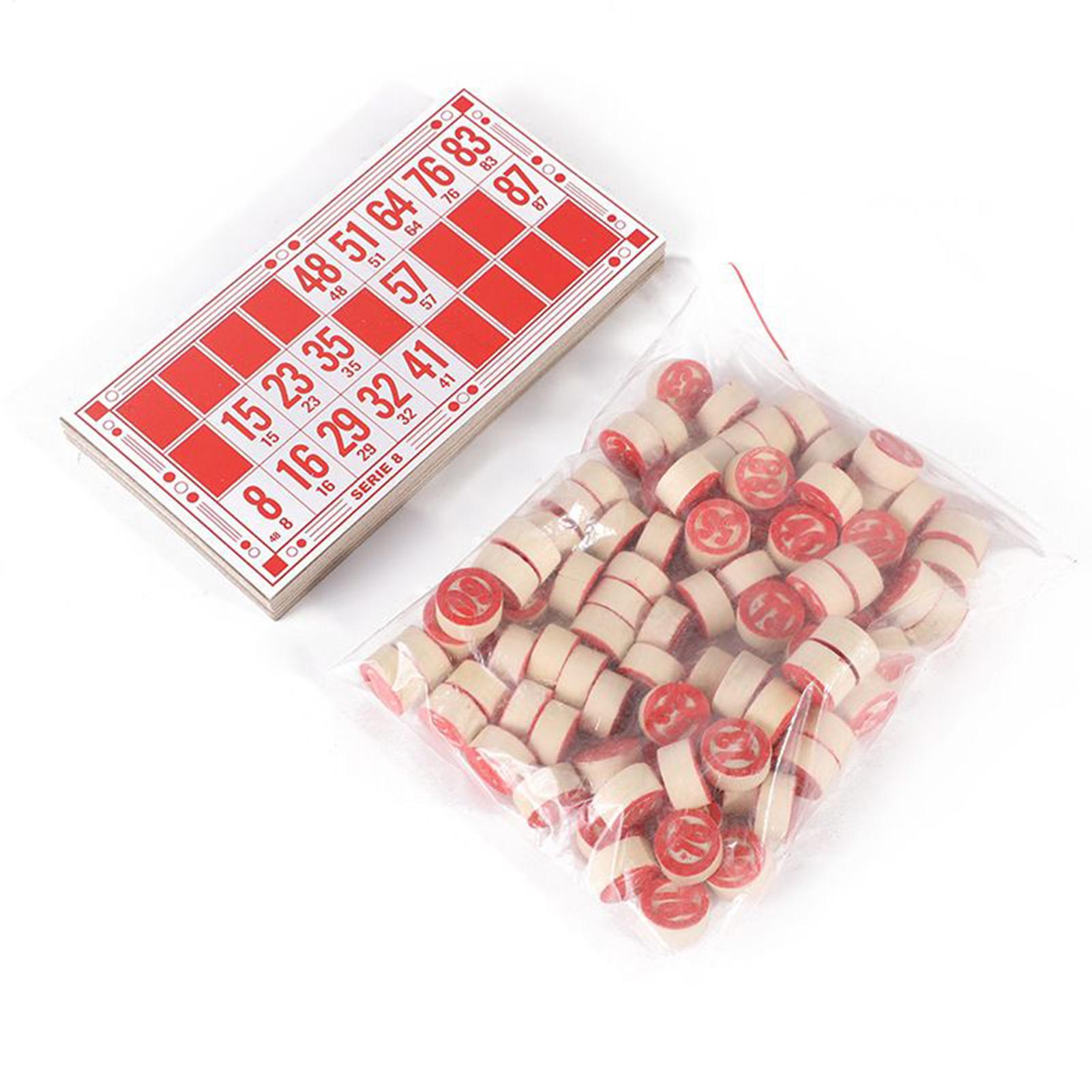 Bingo Set Funny Vintage Wooden - Play Friends Party Games recension och pris