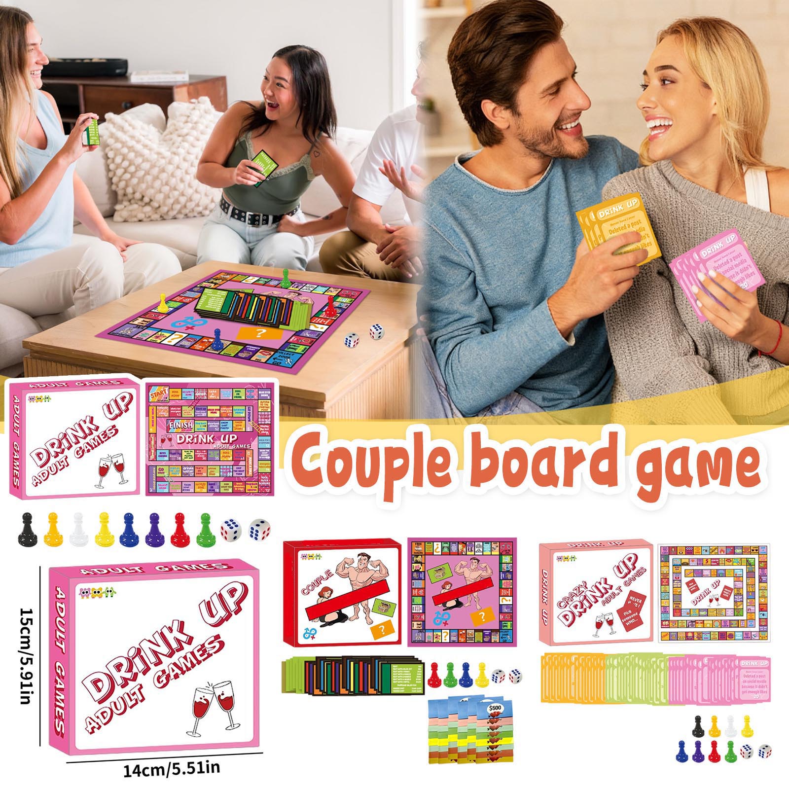 Couples' Desk Board Game Suita - Play Friends Party Games recension och pris