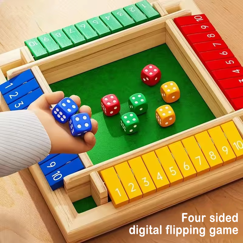 Box Game Wooden Dice Four-Side - Party Games For 7 People recension och pris