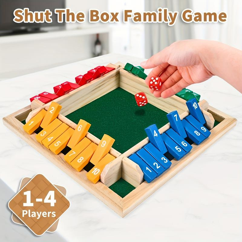 Box Game Wooden Dice Four-Side - Party Games For 7 People recension och pris