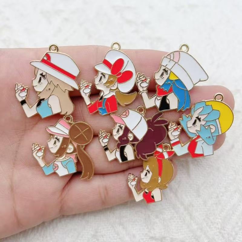 10pcs Cartoon Girl Drip Oil Al - Party Games Birthday recension och pris
