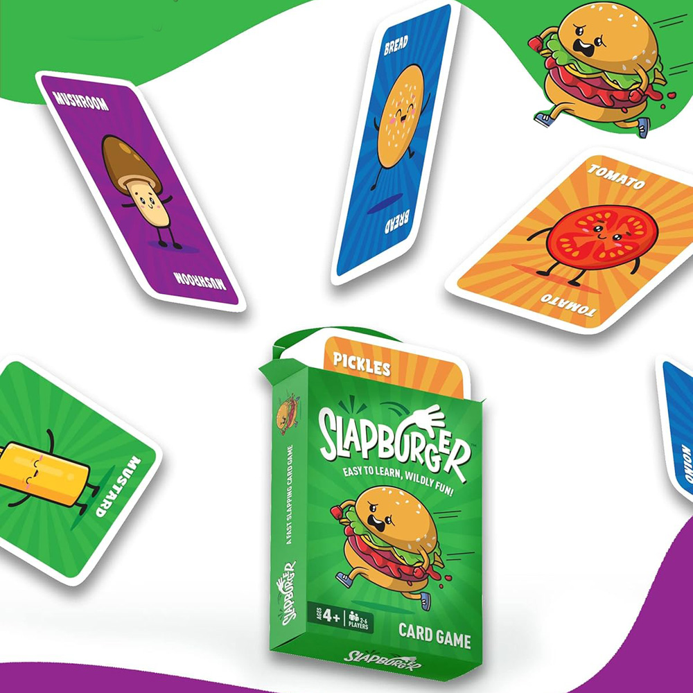 Slapburger Card Game - Fast-Pa - Play Friends Party Games recension och pris