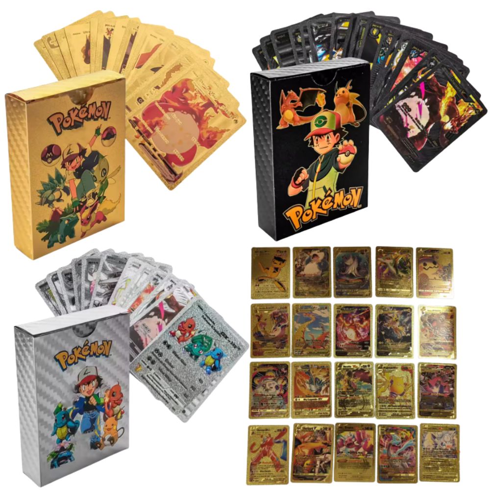 55PCS Pokémon Cards Vmax GX Go - Party Games Board Game recension och pris