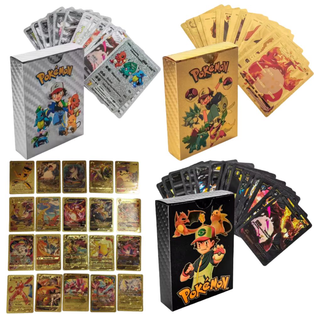 55PCS Pokémon Cards Vmax GX Go - Party Games Board Game recension och pris