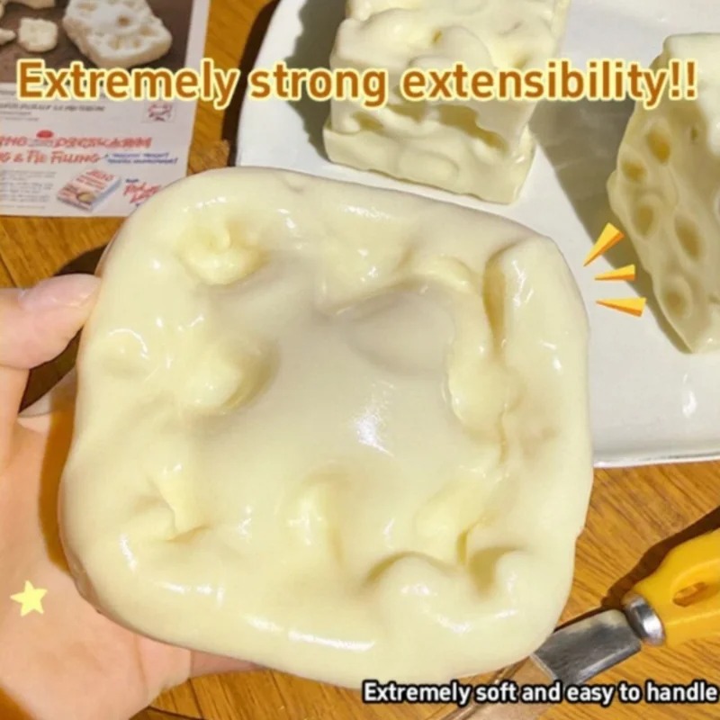 Taba Squishy Cheese Cube Stres - Party Games Young Adults recension och pris