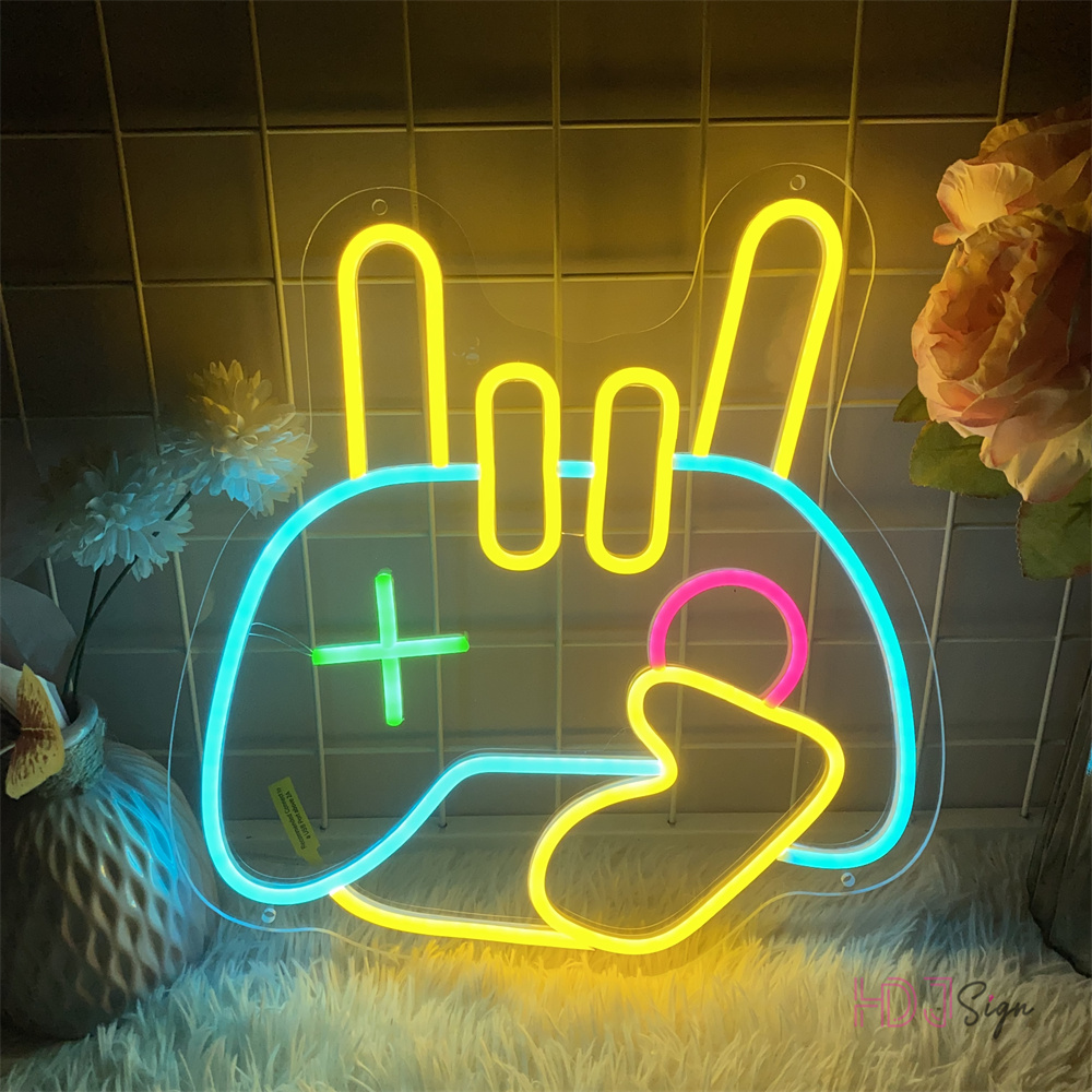 Gaming Neon Led Sign Game Room - Party Games Girls Night recension och pris