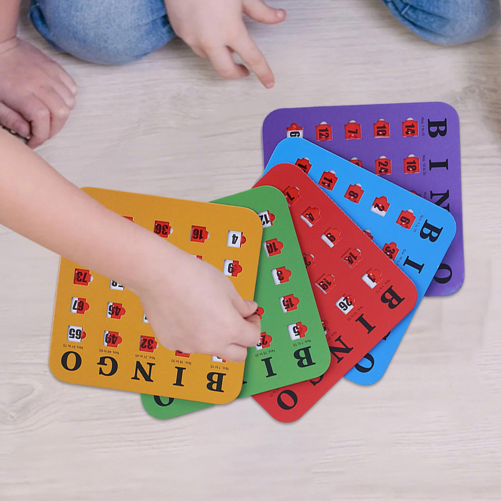 5pcs Sliding Bingo Game Cards  - Party Games Board Game recension och pris
