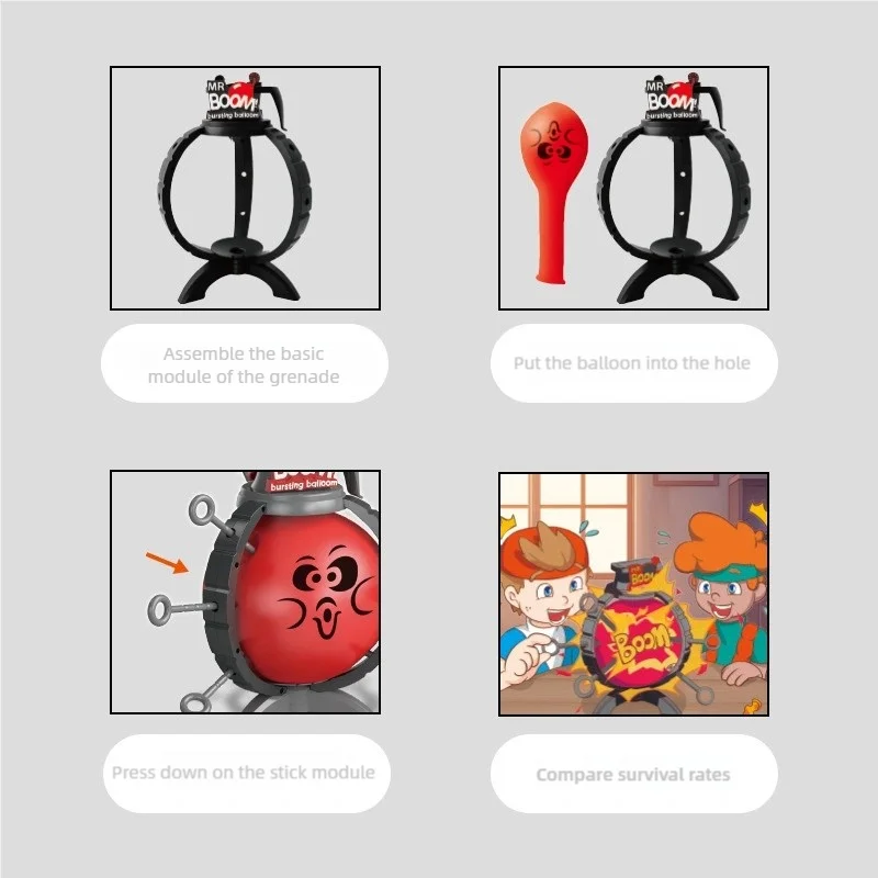Hot-Selling Fun Balloon-Bursti - Party Games For 7 People recension och pris