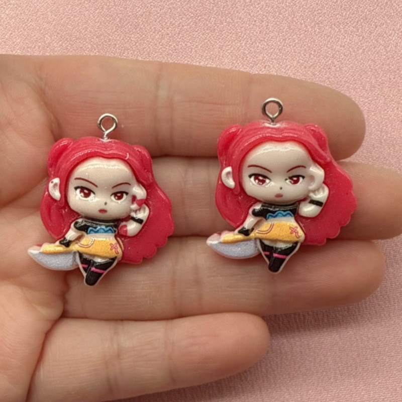 10pcs resin cartoon pendant, D - Party Games Game recension och pris