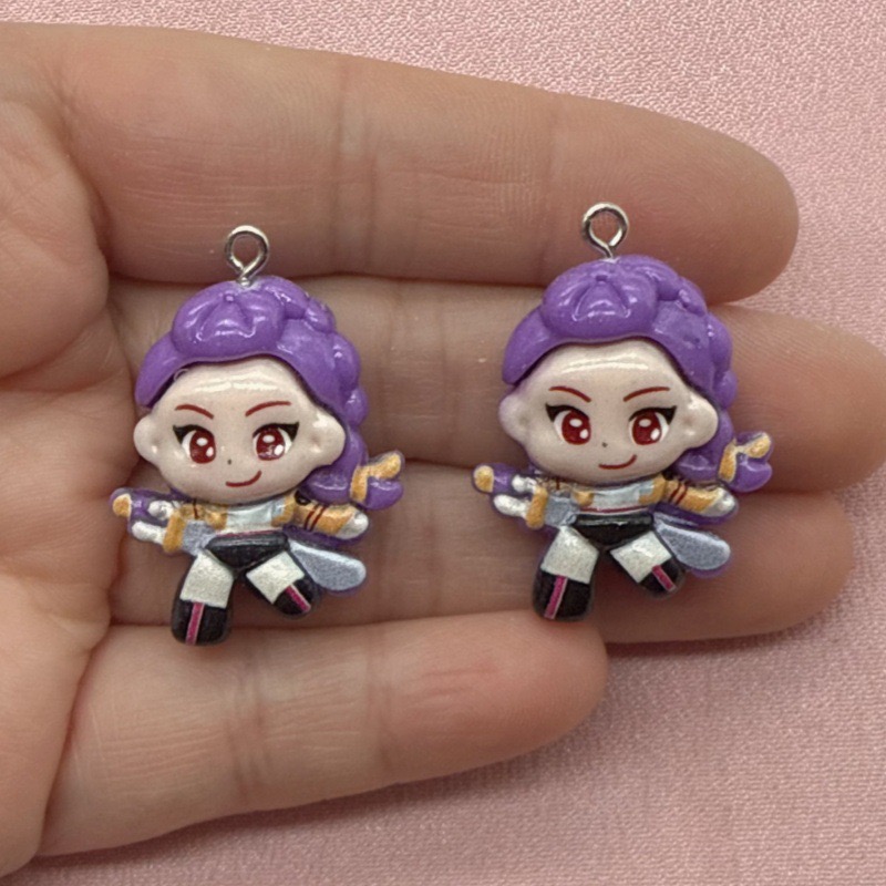 10pcs resin cartoon pendant, D - Party Games Game recension och pris