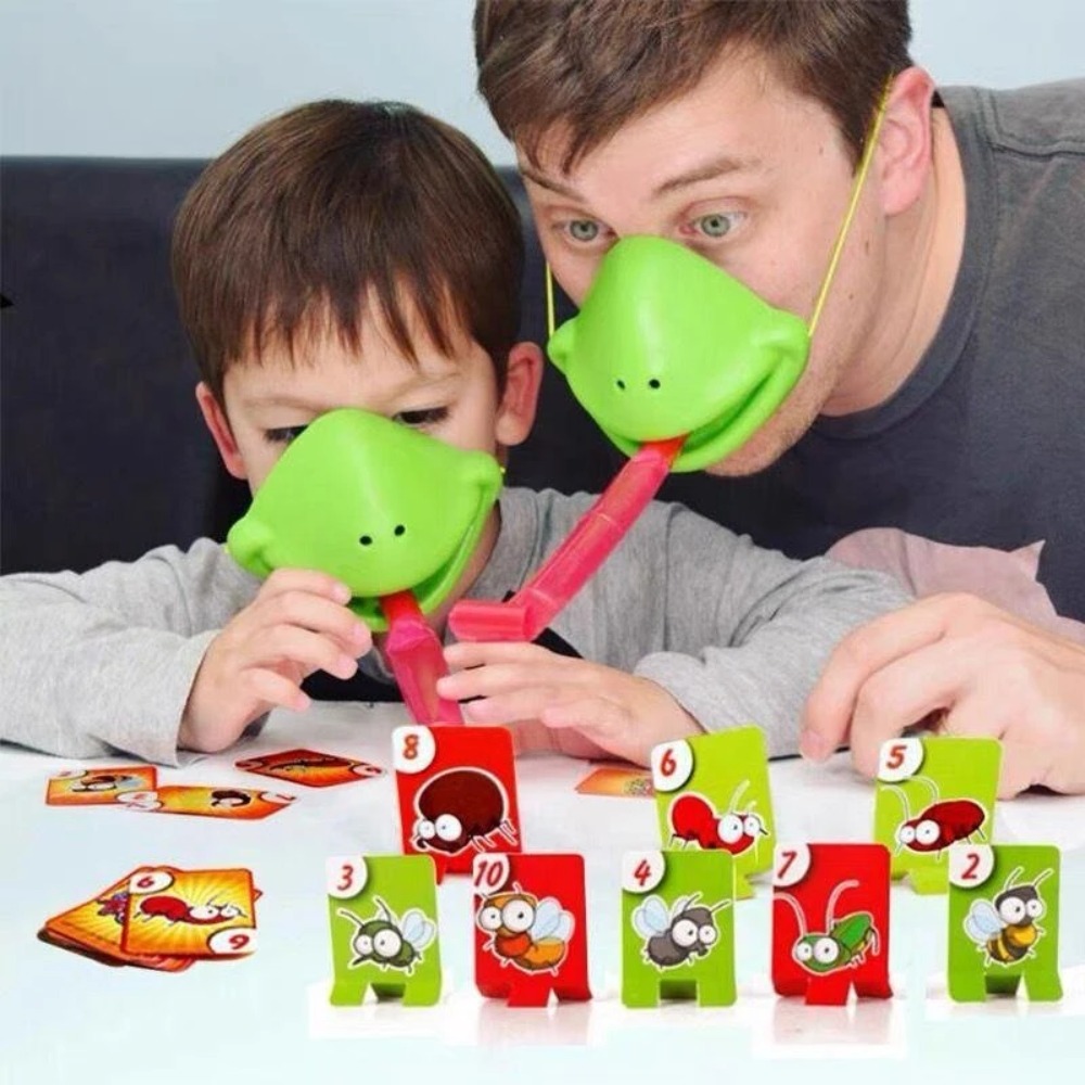 Frog Lizard Mask Wagging Tongu - Party Games Board Game recension och pris