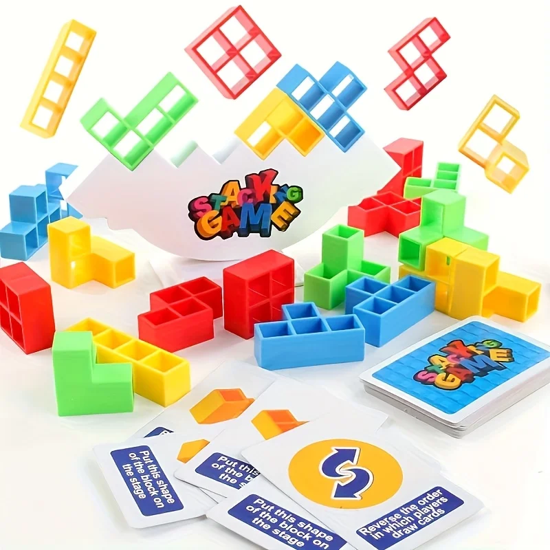 Colorful Stacking Blocks Balan - Party Games Competition recension och pris