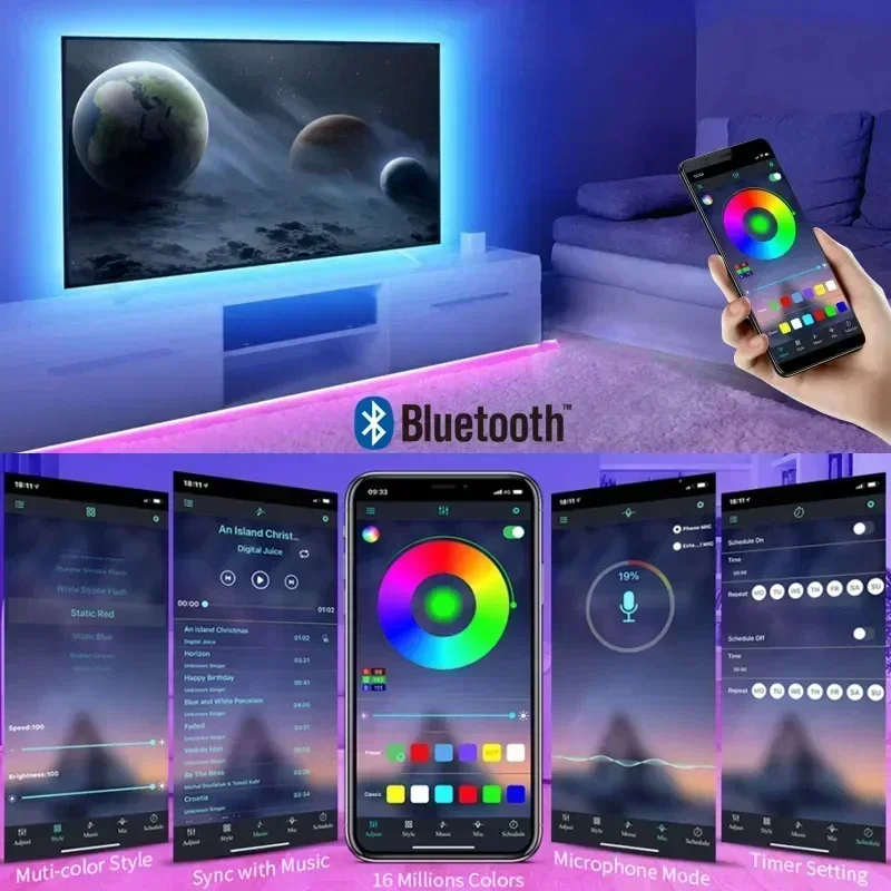 Smart RGB LED Gaming Light Str - Party Games App recension och pris