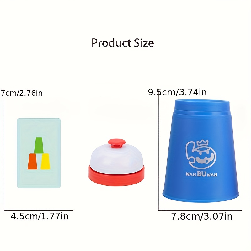 Speed Stacking Cup Set With 12 - Party Games Competition recension och pris