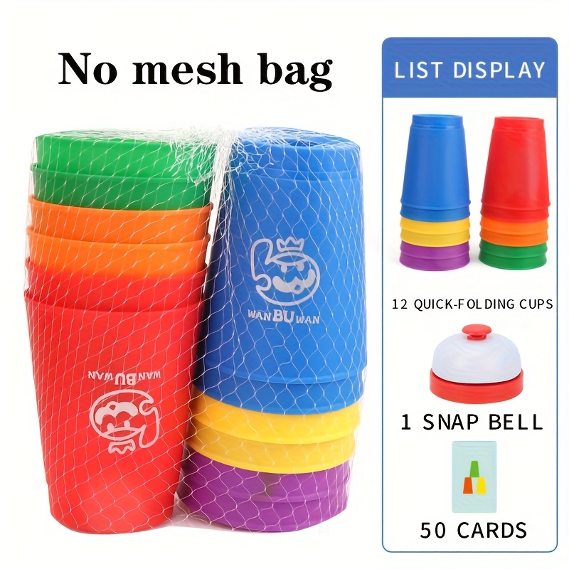 Speed Stacking Cup Set With 12 - Party Games Competition recension och pris