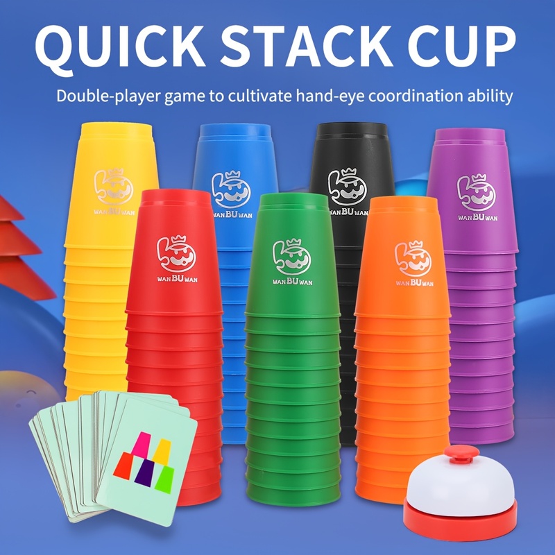 Speed Stacking Cup Set With 12 - Party Games Competition recension och pris