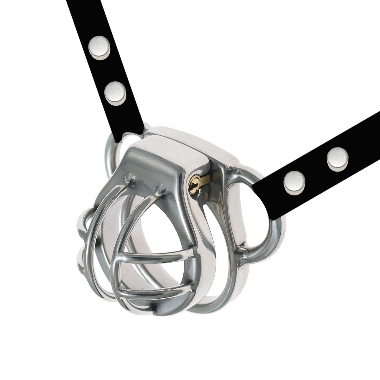 Belt wearing chastity lock, st - Party Games Young Adults recension och pris
