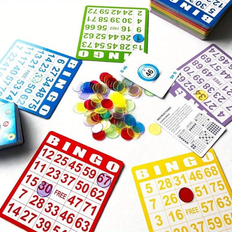 50/100Pcs Non Repeating Bingo  - Play Friends Party Games recension och pris