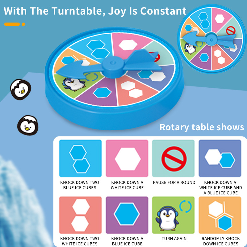 Mini Ice Breaking Penguin frog - Party Games Jogos recension och pris