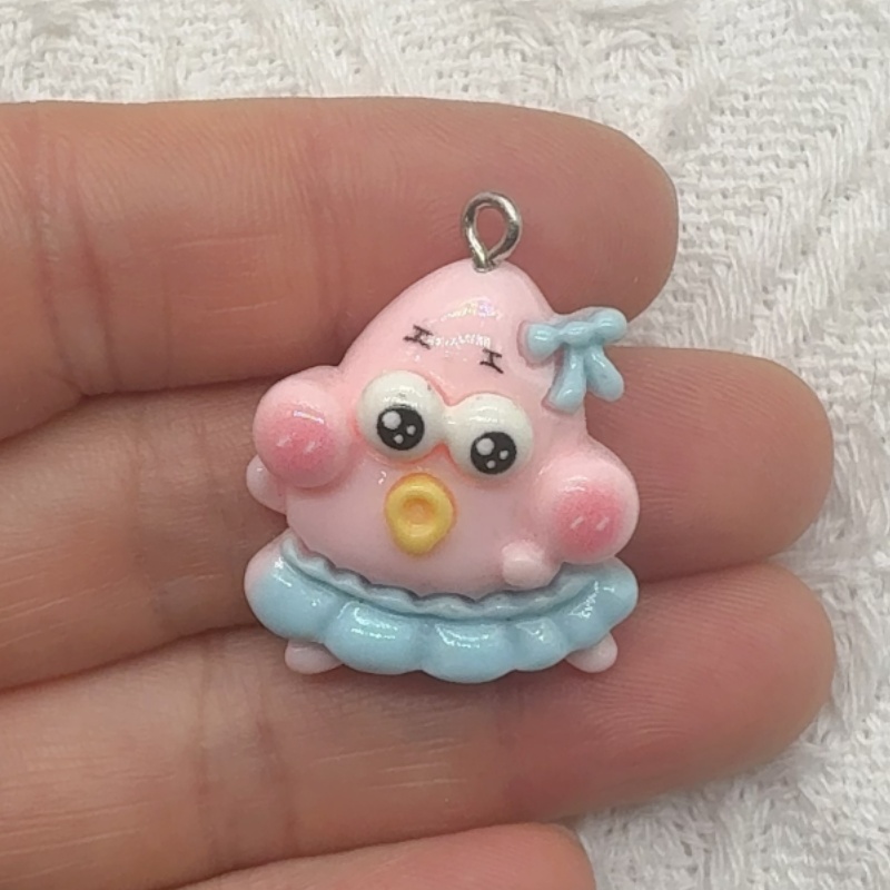 10pcs cartoon resin pendant, D - Party Games Birthday recension och pris