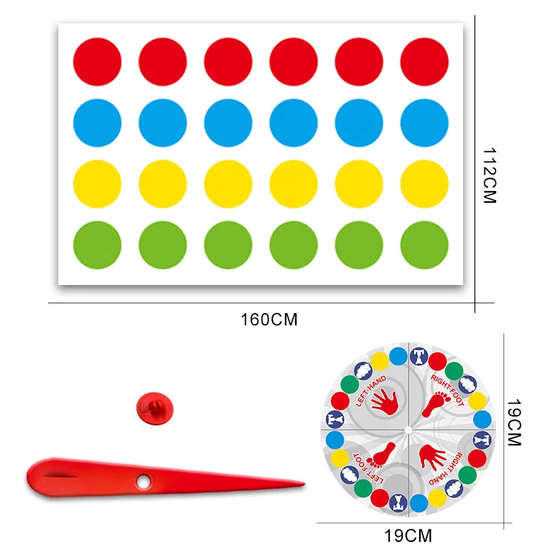 Hot-Selling Twister Game, Clas - Party Games For 7 People recension och pris